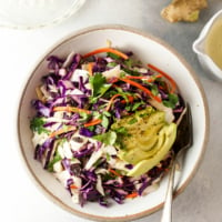 overhead detox salad