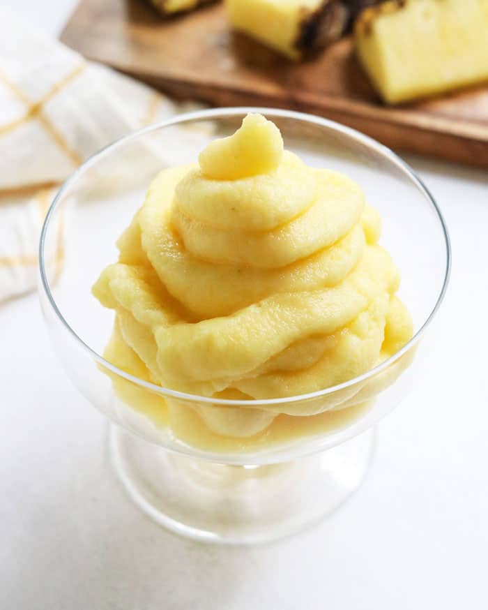 dole whip in glass