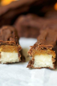 No bake Twix bars