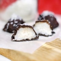 Mounds bar truffles