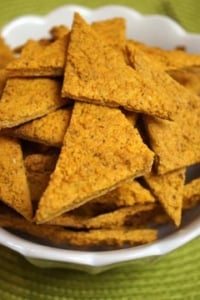 Vegan nacho cheez- its