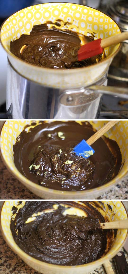 melted chocolate