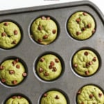 spinach muffins pin for pinterest.